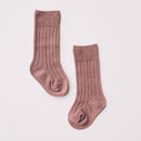 Standard Knee High Socks- Copper Rose