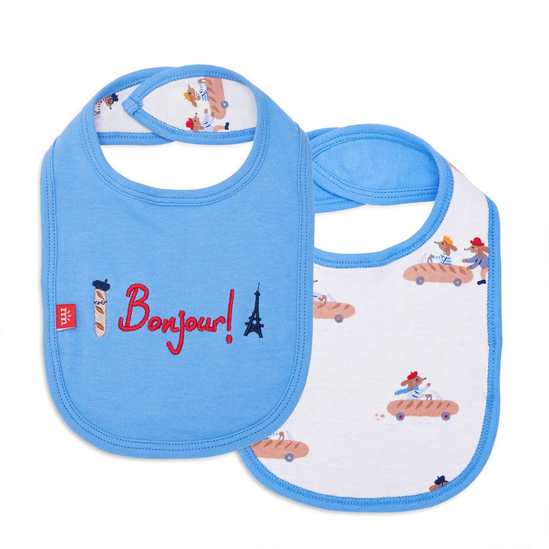 Weiner's Circle Organic Cotton Reversible Bib