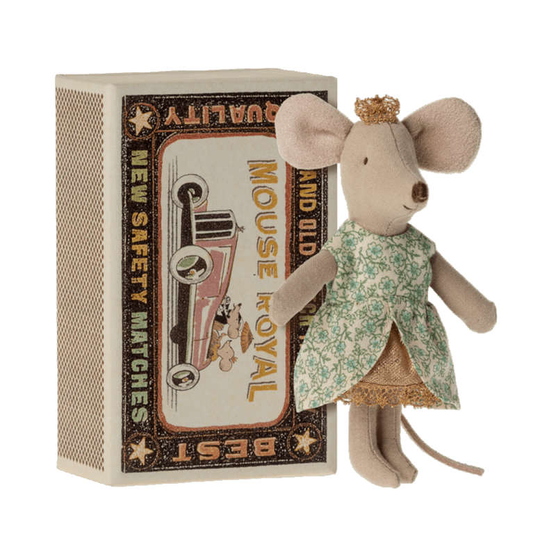 Little Sister Princess Mouse in Matchbox