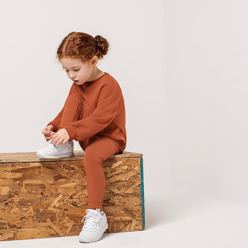 Basics Leggings- Rust