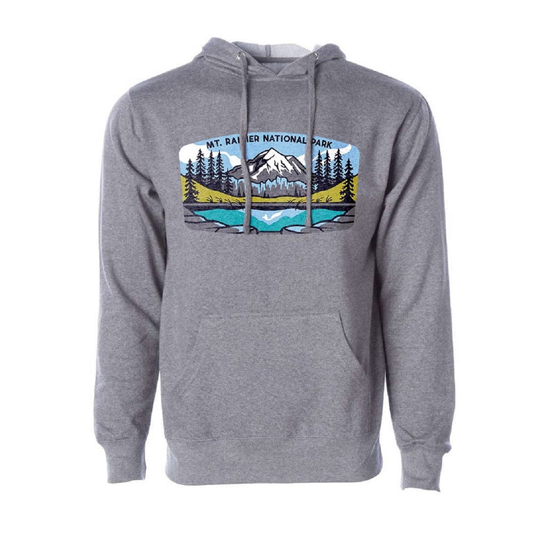 Adult Mt. Rainier Grey Hoodie