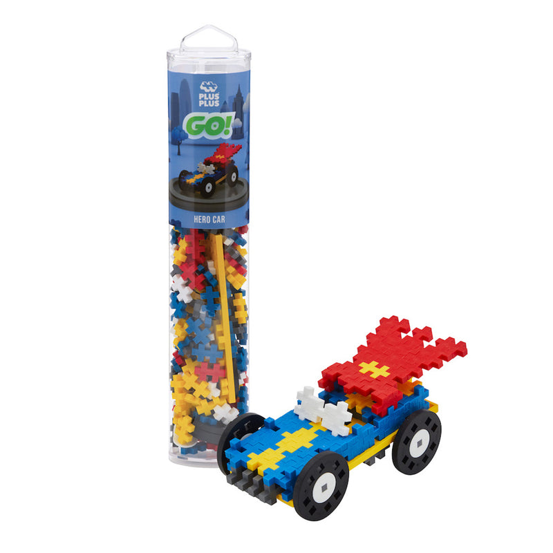 Plus-Plus 200 Pc Tube- Hero Car