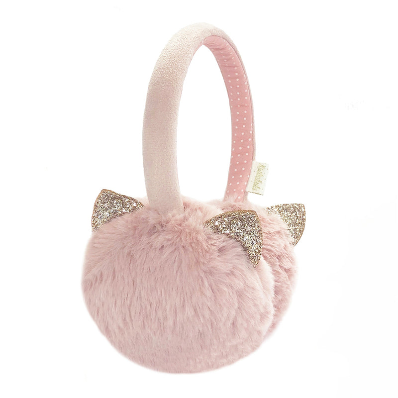 Cleo Cat Earmuffs Pink