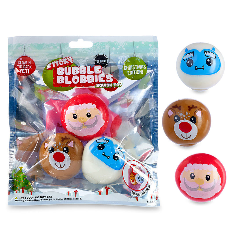 Sticky Bubble Blobbies- Christmas
