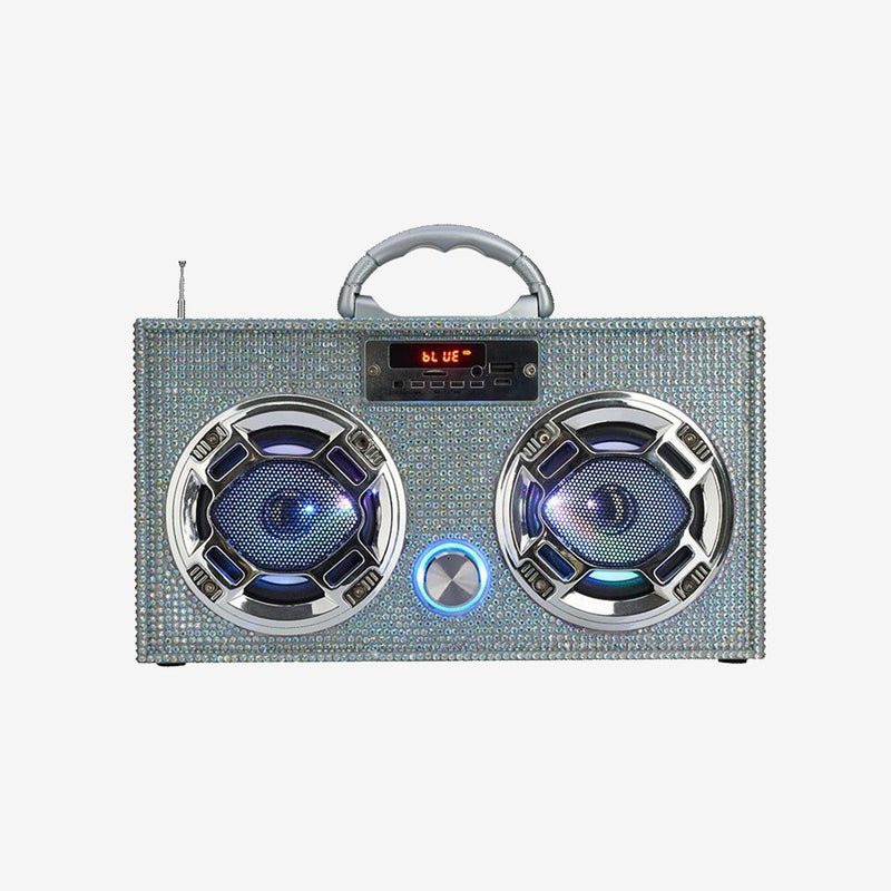 Iridescent Bling Boombox