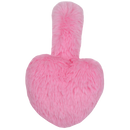 Furry Ear Muffs- Heart